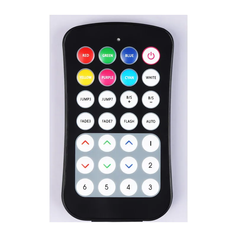Контроллер WIFI Tuya для светодиодных лент RGB c пультом 24А 12В 288Вт - 24В 576Вт GS11551 контроллер WIFI Tuya RGB 24A 12V 288W/ 24V 576W (ПДУ Радио 2.4G CR2025) Ambrella Light 6