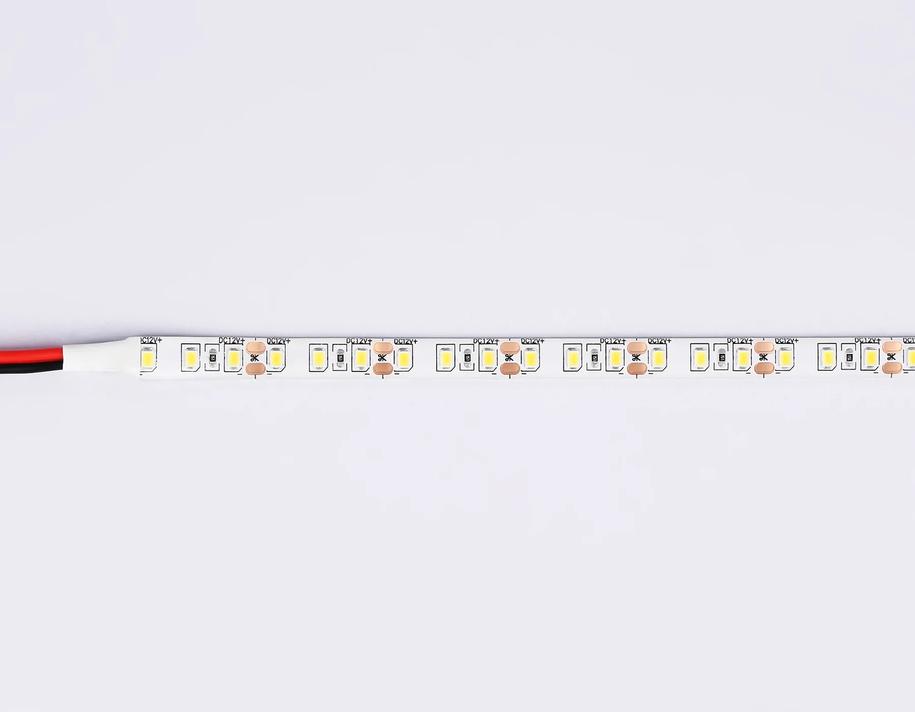 Светодиодная лента 12В 2835 120Led 9.6Вт/м 3000K IP65 5м GS1201 2835 120Led/ 9.6W m/ 12V IP65 3000K/ 5000*8*2.27mm (2 конт.) Ambrella Light 13