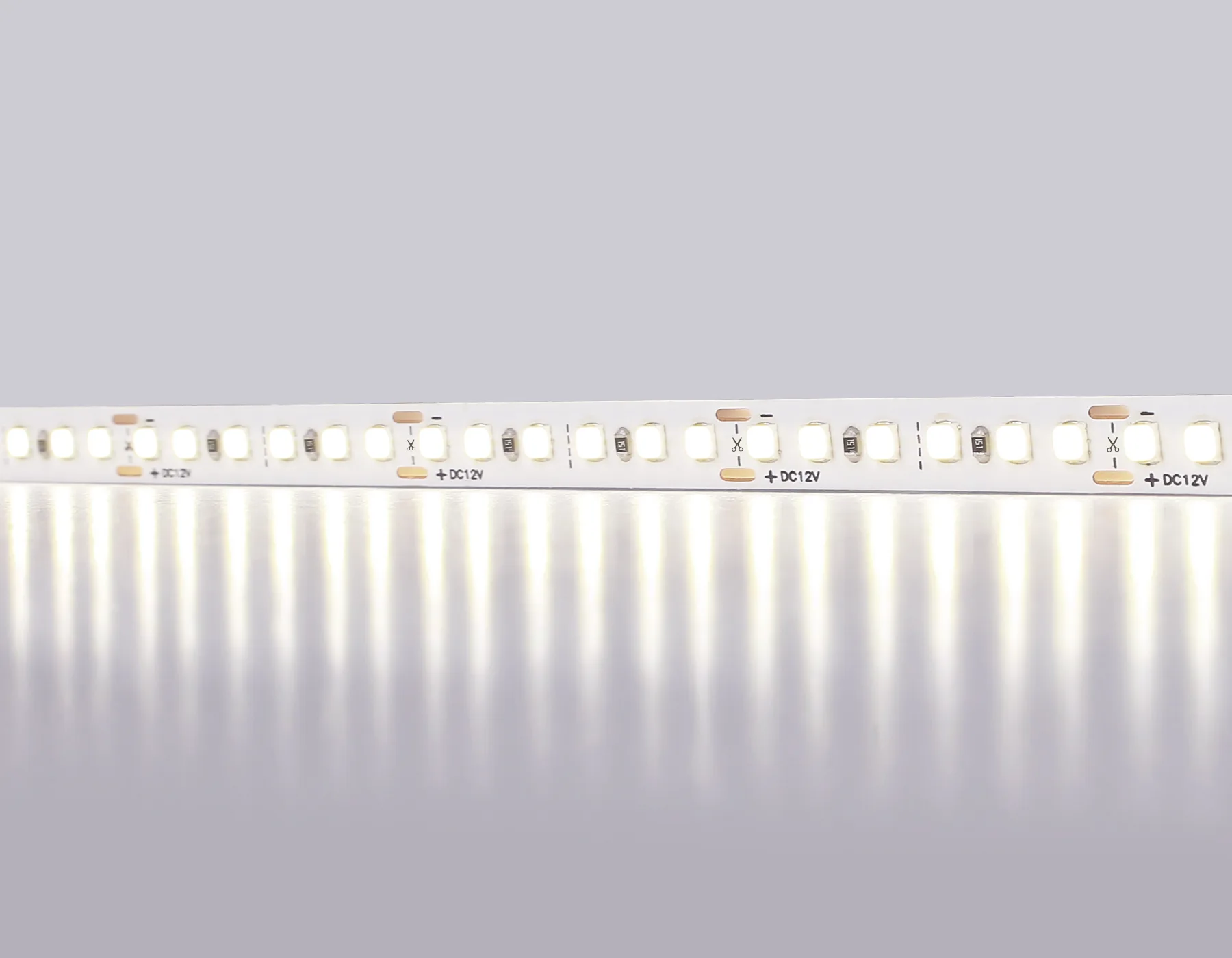 Светодиодная лента 12В 2835 180Led 14.4Вт/м 4500K IP20 5м GS1302 2835 180Led/ 14.4W m/ 12V IP20 4500K/ 5000*8*1.2mm (2 конт.) Ambrella Light 11