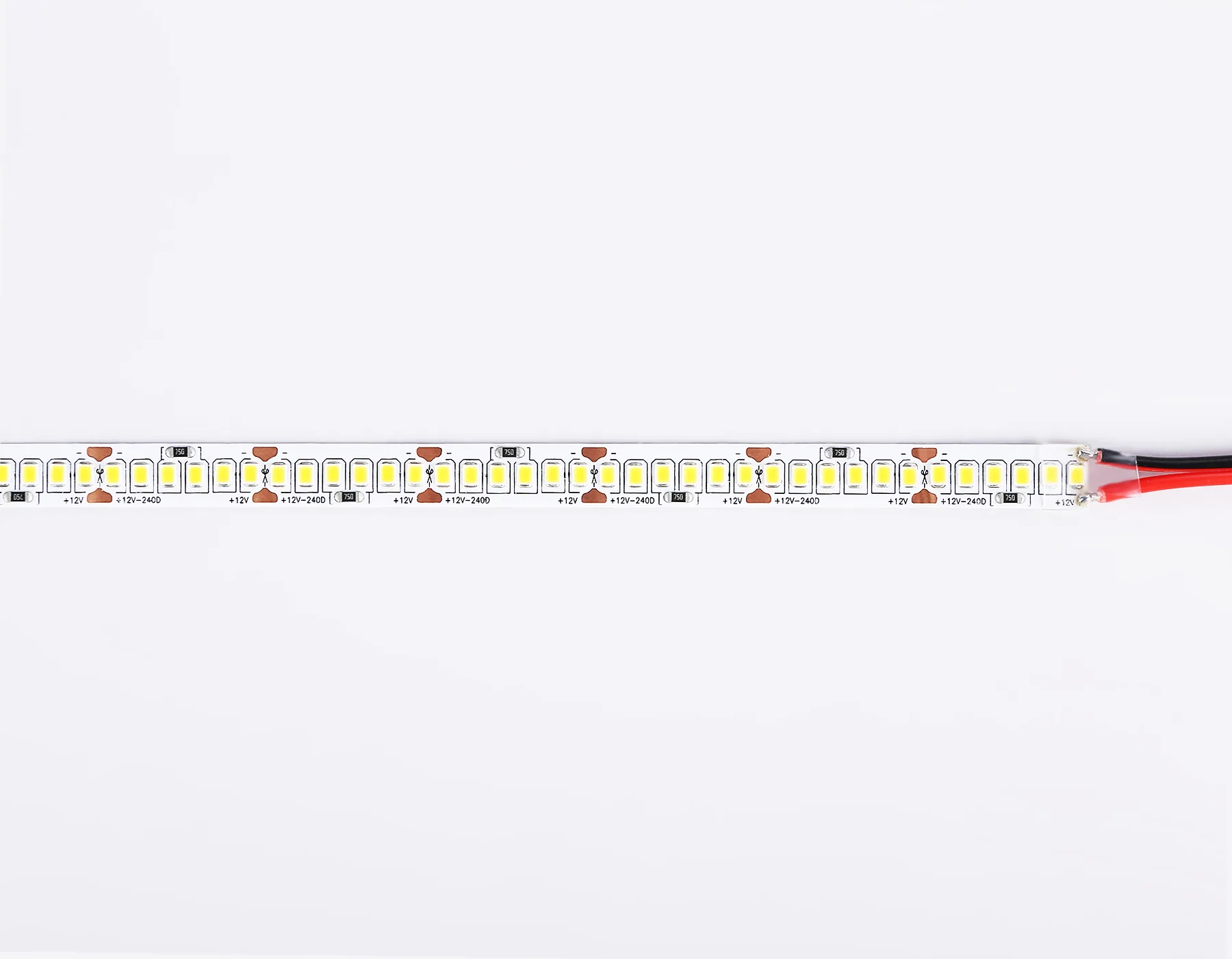 Светодиодная лента 12В 2835 240Led 19.2Вт/м 4500K IP20 5м GS1502 2835 240Led/ 19.2W m/ 12V IP20 4500K/ 5000*10*1.2mm (2 конт.) Ambrella Light 12