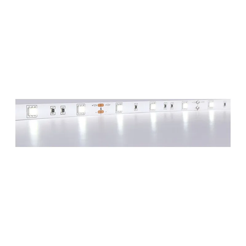 Светодиодная лента 12В 5050 30Led 7.2Вт/м 6500K IP20 5м GS1803 5050 30Led/ 7.2W m/ 12V IP20 6500K/ 5000*10*1.87mm (2 конт.) Ambrella Light 9
