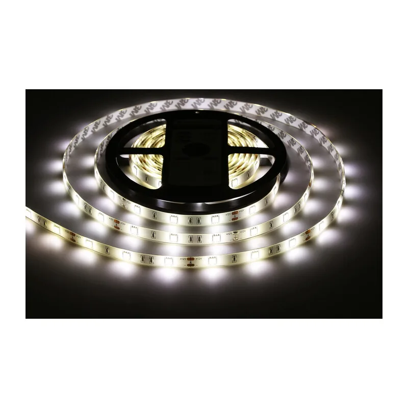 Светодиодная лента 12В 5050 30Led 7.2Вт/м 4500K IP65 5м GS1902 5050 30Led/ 7.2W m/ 12V IP65 4500K/ 5000*10*2.87mm (2 конт.) Ambrella Light 11