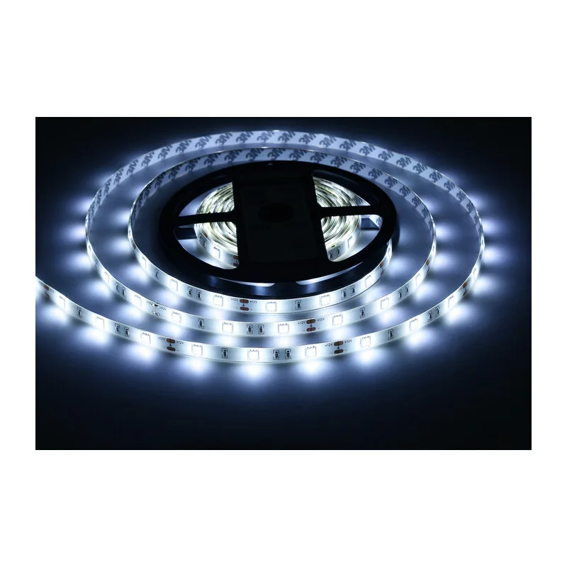 Светодиодная лента 12В 5050 30Led 7.2Вт/м 6500K IP65 5м GS1903 5050 30Led/ 7.2W m/ 12V IP65 6500K/ 5000*10*2.87mm (2 конт.) Ambrella Light 9