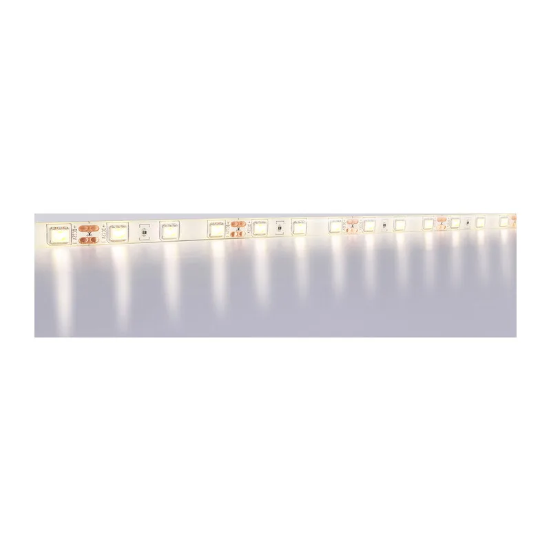Светодиодная лента 12В 5050 60Led 14.4Вт/м 3000K IP65 5м GS2101 5050 60Led/ 14.4W m/ 12V IP65 3000K/ 5000*10*2.87mm (2 конт.) Ambrella Light 9