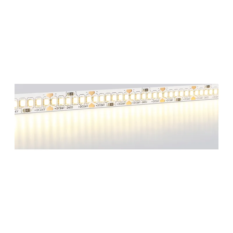 Светодиодная лента 24В 2835 240Led 20Вт/м 3000K IP20 5м GS3401 2835 240Led/ 20W m/ 24V IP20 3000K/ 5000*10*1.2mm (2 конт.) Ambrella Light 10