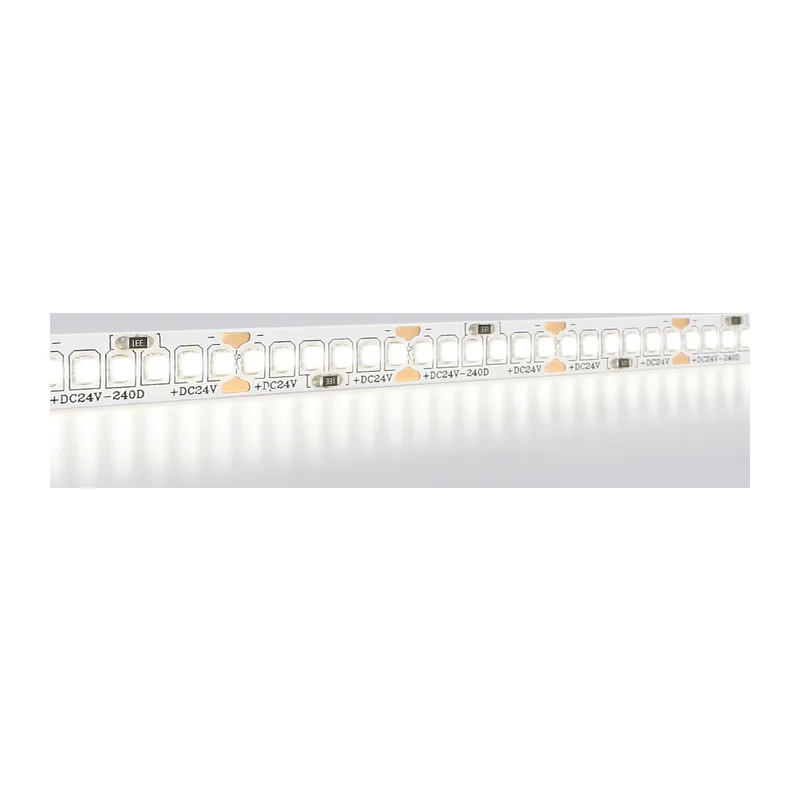 Светодиодная лента 24В 2835 240Led 20Вт/м 4500K IP20 5м GS3402 2835 240Led/ 20W m/ 24V IP20 4500K/ 5000*10*1.2mm (2 конт.) Ambrella Light 10