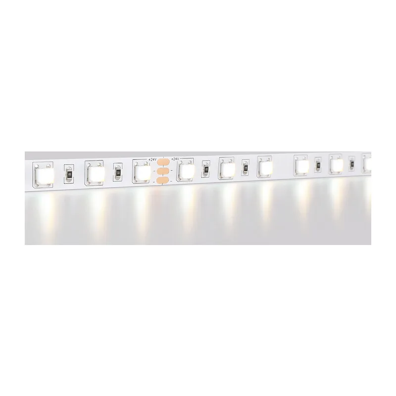 Светодиодная лента 24В 5050 60Led 14Вт/м CCT 3000K-6500K IP20 5м GS4101 5050 60Led/ 14W m/ 24V IP20 CCT 3000-6500K/ 5000*10*1.87mm (3 конт.) Ambrella Light 8