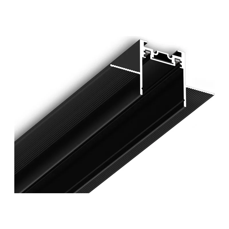 Шинопровод встраиваемый под ГКЛ 12.5мм Magnetic Ultra slim 26 48В черный 2м GV1061 BK черный IP20 48В 2000*67*35 Ambrella Light 2