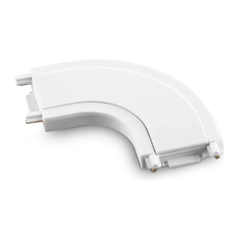 Коннектор угловой токопроводящий Magnetic Ultra slim 26 48В белый GV1110 WH белый IP20 48В 36*36*6 Ambrella Light