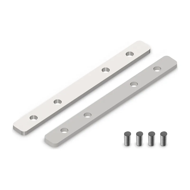 Комплект прямых соединителей для шинопровода Magnetic Ultra slim 26 48В 2шт GV1183 AL алюминий 80*10 2шт Ambrella Light