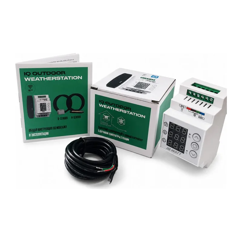 Блок управления IQ OUTDOOR WEATHERSTATION в комплекте датчик температуры T-SENSOR