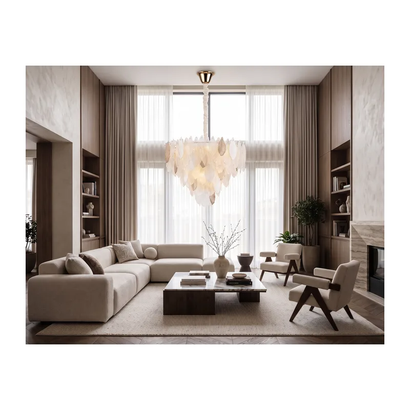 Подвесной светильник E14*18 LH31269 золото E14*18 D810*1180 Ambrella Light 7