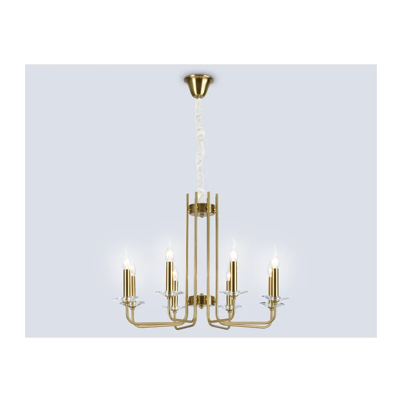 Подвесной светильник E14*8 LH55082 медь E14*8 D690*1000 Ambrella Light 2