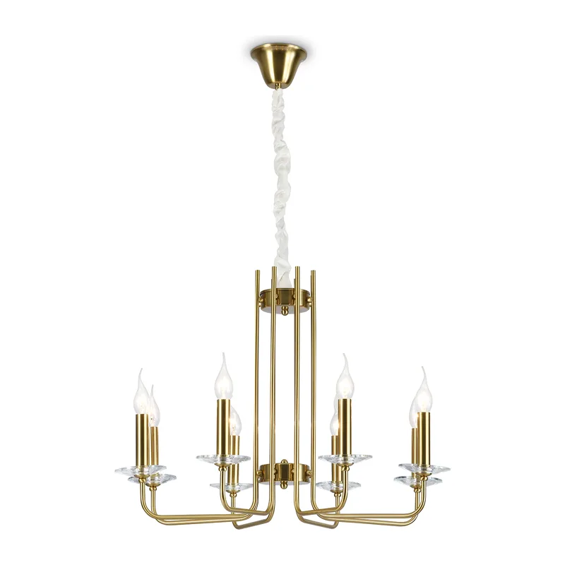 Подвесной светильник E14*8 LH55082 медь E14*8 D690*1000 Ambrella Light