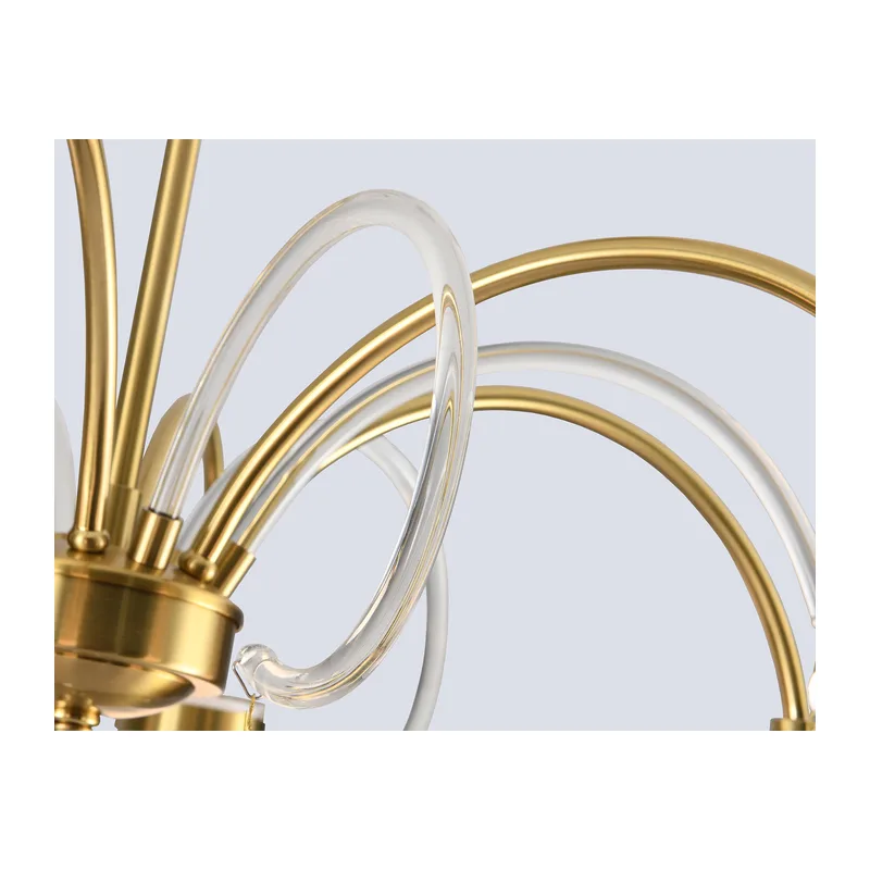 Подвесной светильник E14*6 LH55802 латунь E14*6 D610*405/555 Ambrella Light 5