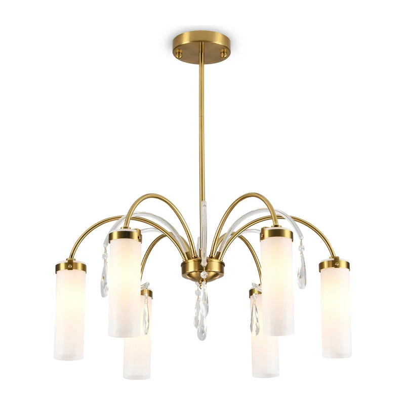 Подвесной светильник E14*6 LH55802 латунь E14*6 D610*405/555 Ambrella Light