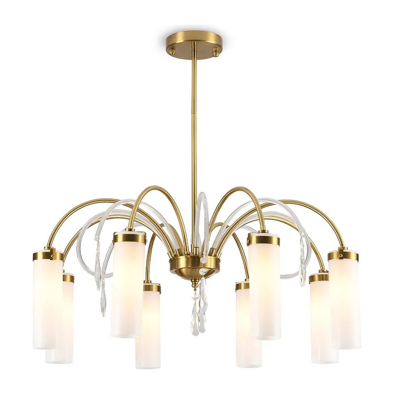 Подвесной светильник E14*8 LH55803 латунь E14*8 D720*405/555 Ambrella Light