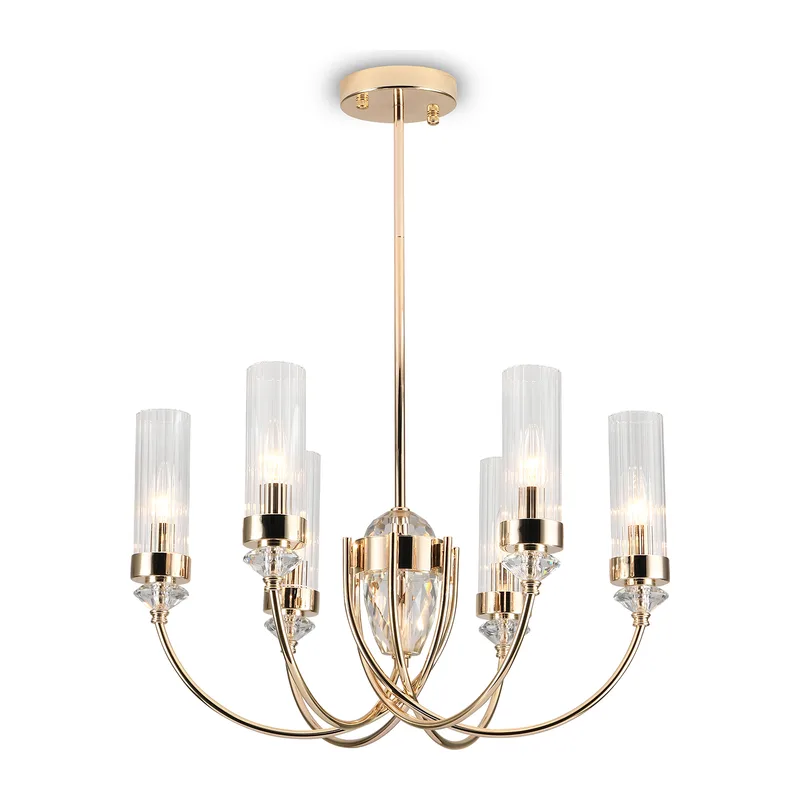 Подвесной светильник E14*6 LH55807 золото E14*6 D560*575/725 Ambrella Light