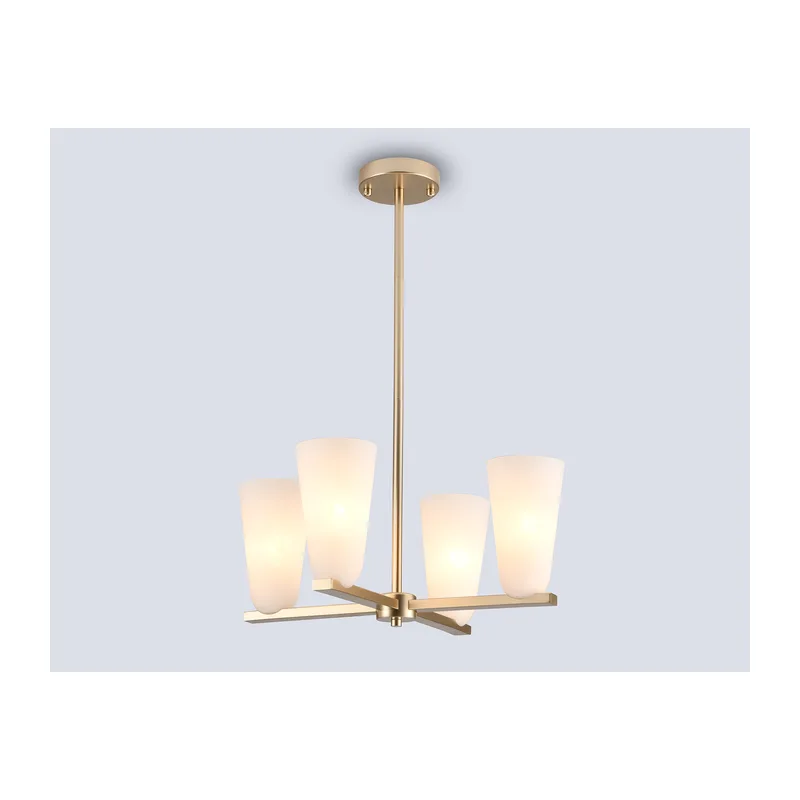 Подвесной светильник E14*4 LH55812 золото E14*4 D520*370/570 Ambrella Light 2