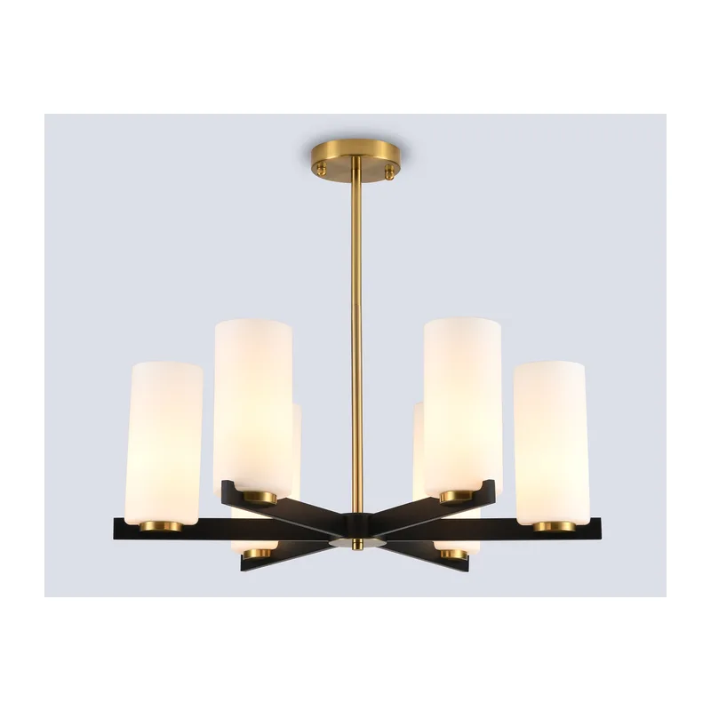 Подвесной светильник E27*6 LH55817 черный/латунь E27*6 D670*370/570 Ambrella Light 2