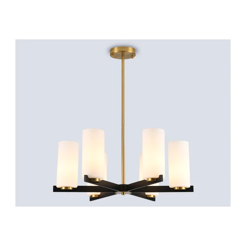 Подвесной светильник E27*6 LH55817 черный/латунь E27*6 D670*370/570 Ambrella Light 4