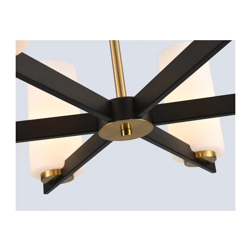 Подвесной светильник E27*6 LH55817 черный/латунь E27*6 D670*370/570 Ambrella Light 5