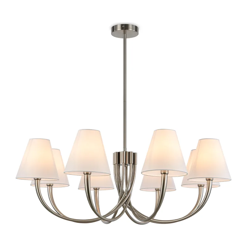 Подвесной светильник E14*8 LH70809 никель E14*8 D910*320 Ambrella Light