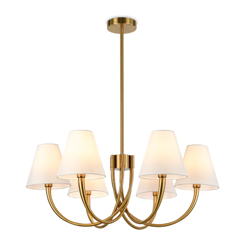 Подвесной светильник E14*6 LH70811 латунь E14*6 D740*310 Ambrella Light