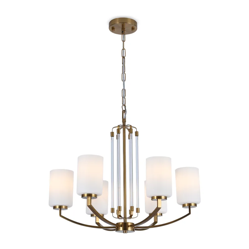 Подвесной светильник E27*6 LH70818 латунь E27*6 D640*490 Ambrella Light