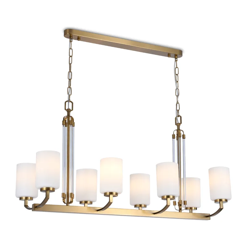 Подвесной светильник E27*8 LH70819 латунь E27*8 970*380*460 Ambrella Light