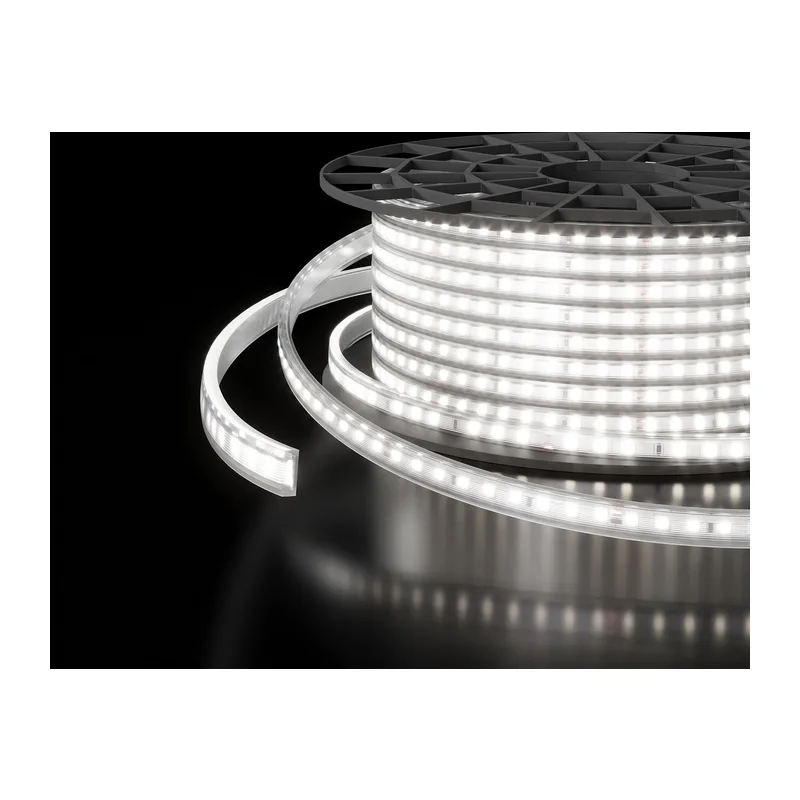 Светодиодная лента двухрядная Premium 220 В 18 Вт/м 180 Led/м 2835 IP65, холодный белый 6500K, 50 м LS011 220V Elektrostandard