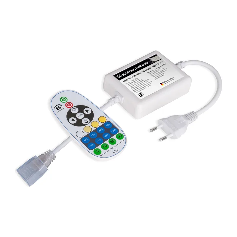 Контроллер для светодиодной ленты Premium мультибелый с ПДУ 220V (радио) IP20 LSC 007 Elektrostandard
