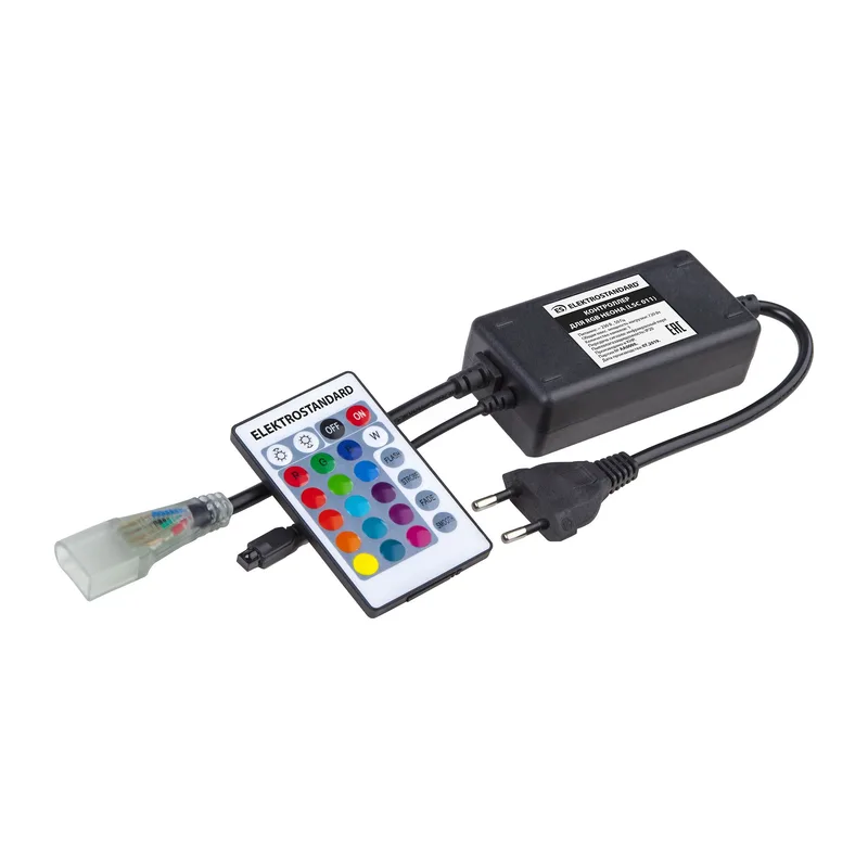 Контроллер для гибкого неона RGB LS001 220V 5050 с ПДУ (ИК) IP20 LSC 011 Elektrostandard