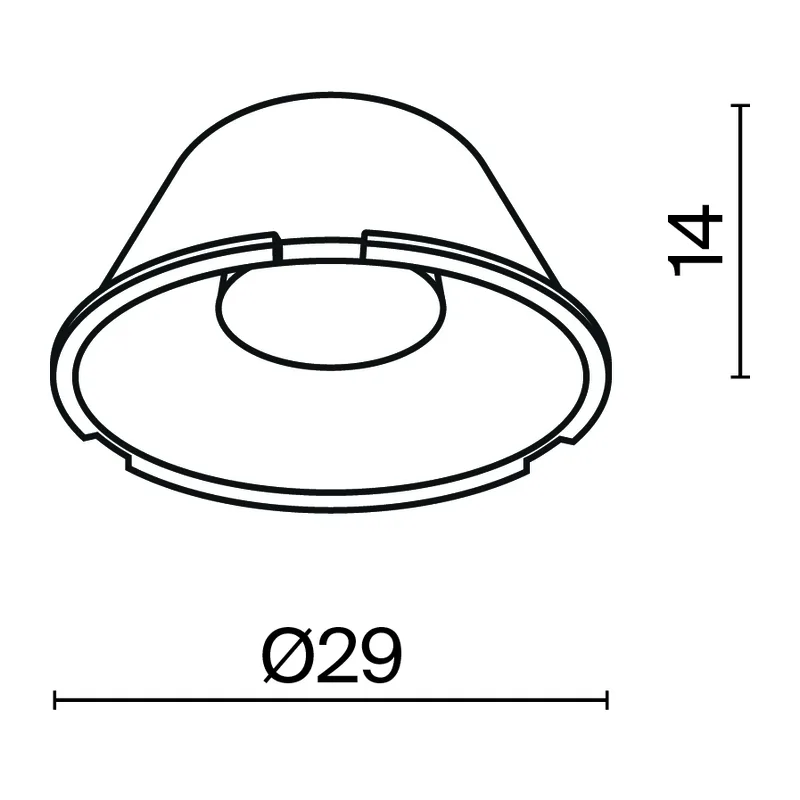 Линза ⌀29 мм 15° Maytoni LensD29-15 2