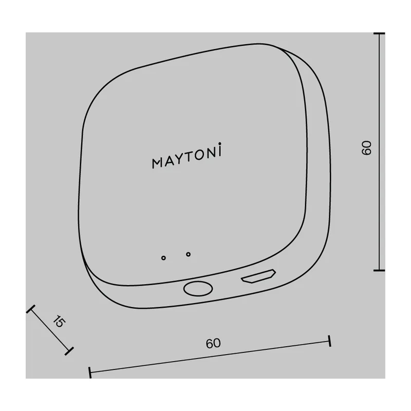 Центр управления умным домом Maytoni Smart ХАБ MD-TRA034-W 6