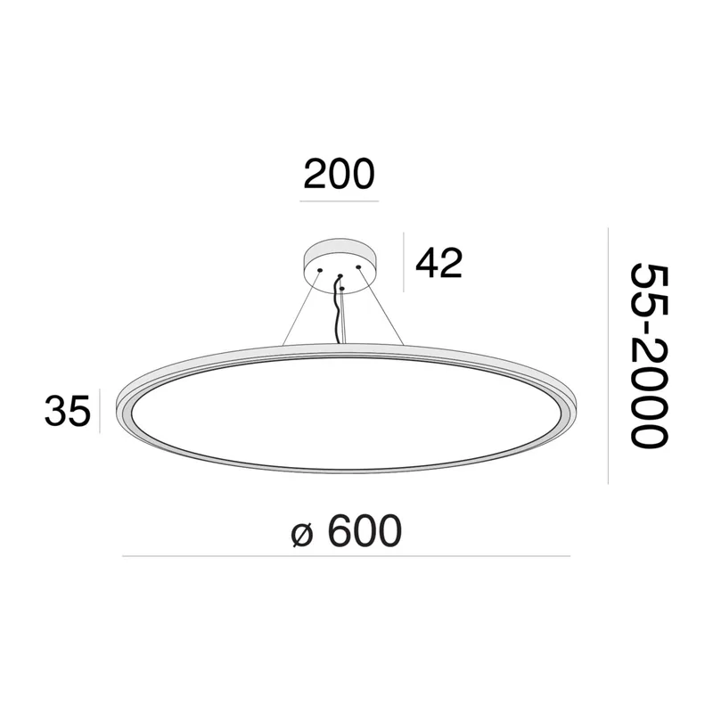 Подвесной светильник Космос / Cosmos 4000К 54Вт Maytoni MOD057PL-L54W4K 5