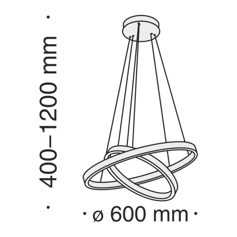 Подвесной светильник Рим / Rim 4000К 61Вт Maytoni MOD058PL-L55W4K 5