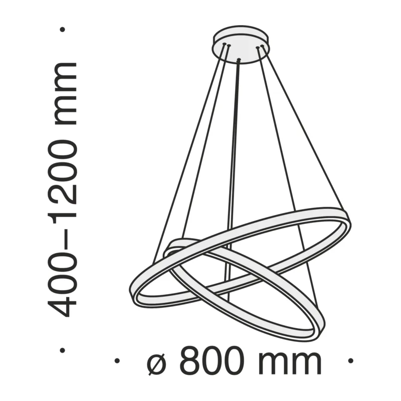 Подвесной светильник Рим / Rim 4000К 88Вт Maytoni MOD058PL-L74BS4K 6
