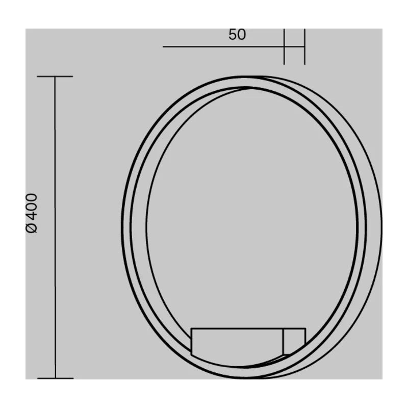 Настенный светильник (бра) Рим / Rim 3000-4000К 24Вт Maytoni MOD058WL-L25WK 5