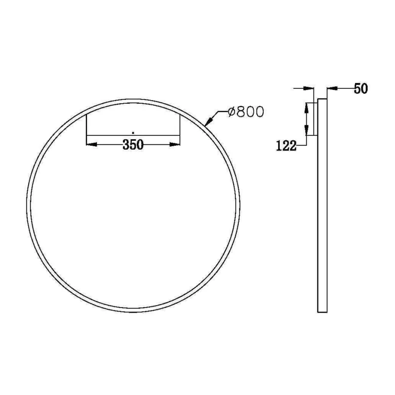 Настенный светильник (бра) Рим / Rim 3000К 51Вт Maytoni MOD058WL-L50W3K 4