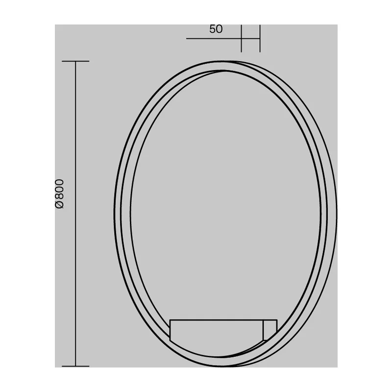 Настенный светильник (бра) Рим / Rim 3000-4000К 51Вт Maytoni MOD058WL-L50WK 5