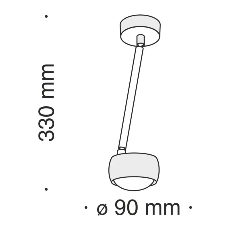 Потолочный светильник Линза / Lens 3000К 8Вт Maytoni MOD072CL-L8W3K 2