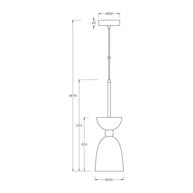 Подвесной светильник Клош / Cloches E14х1 Maytoni MOD113PL-01W 2