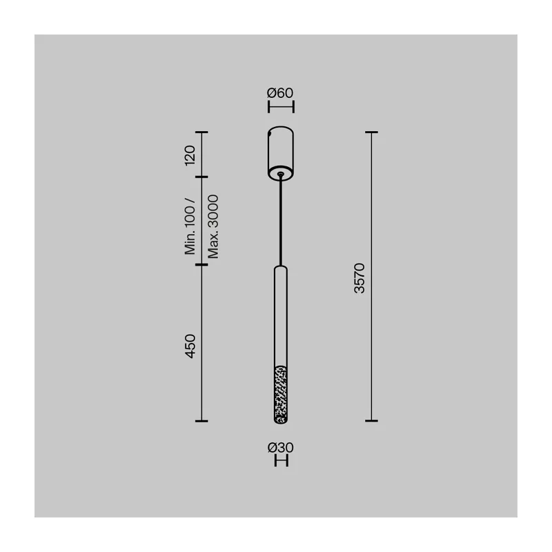 Подвесной светильник Про цвет / Pro Shade 3000-4000К 6Вт Maytoni MOD157PL-L6BK 10
