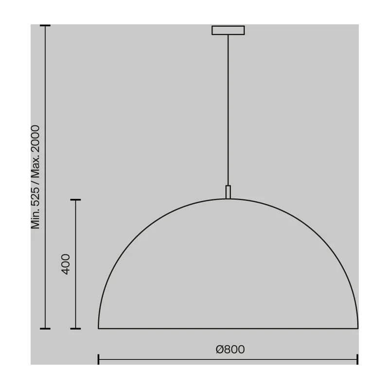Подвесной светильник Купол / Dome E27х5 Maytoni MOD169PL-05GB1 2