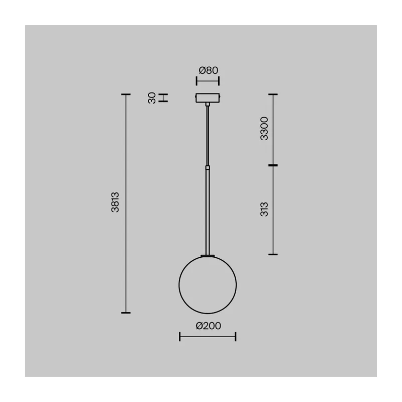 Подвесной светильник Настроение / Mood G4х1 Maytoni MOD172PL-01B 6