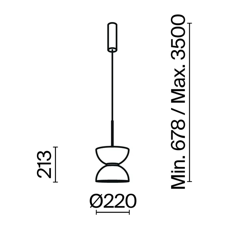 Подвесной светильник Киото / Kyoto 3000К 11Вт Maytoni MOD178PL-L11W3K 2
