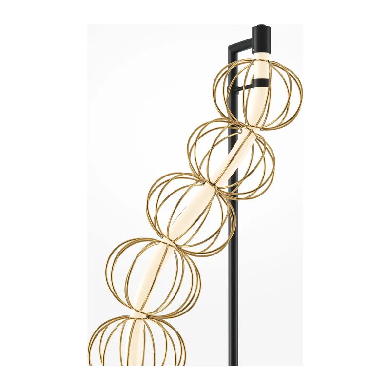 Напольный светильник (торшер) Золотая клетка / Golden Cage 3000К 48Вт Maytoni MOD216FL-L38G3K 10