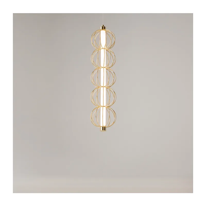 Подвесной светильник Золотая клетка / Golden Cage 3000К 17Вт Maytoni MOD216PL-L10G3K 11