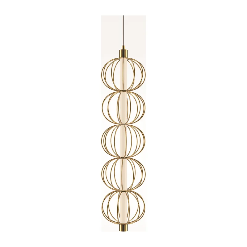 Подвесной светильник Золотая клетка / Golden Cage 3000К 17Вт Maytoni MOD216PL-L10G3K 6
